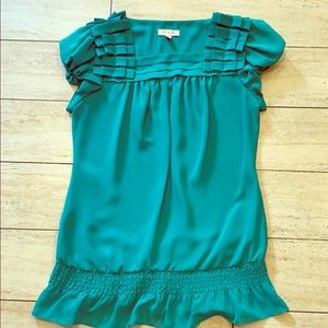 Ted Baker size 2 sea green top.